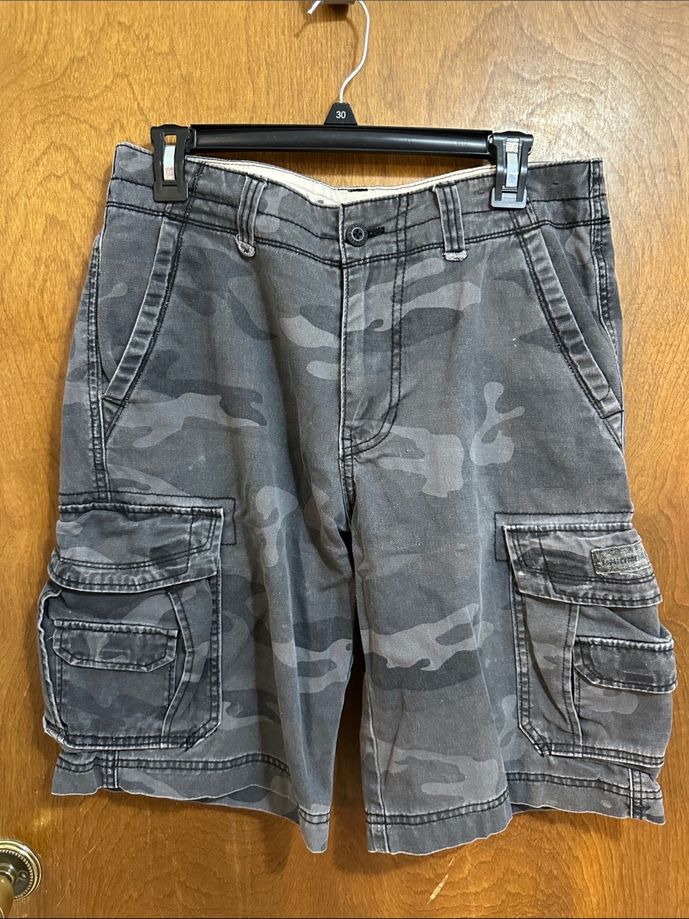 UNIONBAY Gray Camo Cargo Shorts